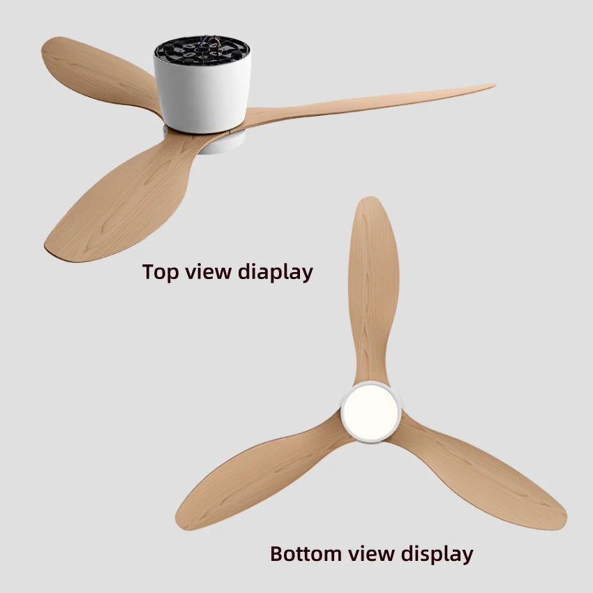 Inverter Ceiling Fan with Light – Silent Cooling for Bedroom and Office