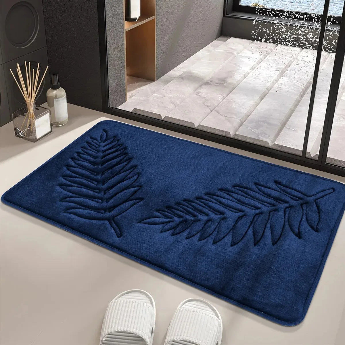 Memory Foam Bath Mat – Non-Slip Water Absorbent Rug for Bathroom