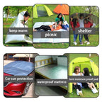 Aluminum Foil Picnic Mat – Moisture-proof Camping Pad for Outdoor Hiking