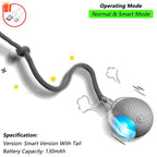 Interactive Rolling Cat Ball – Rechargeable Smart Toy for Pet Exercise