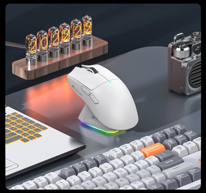 Wireless Gaming Mouse – PAW3311 RGB Optical Sensor for PC Esports