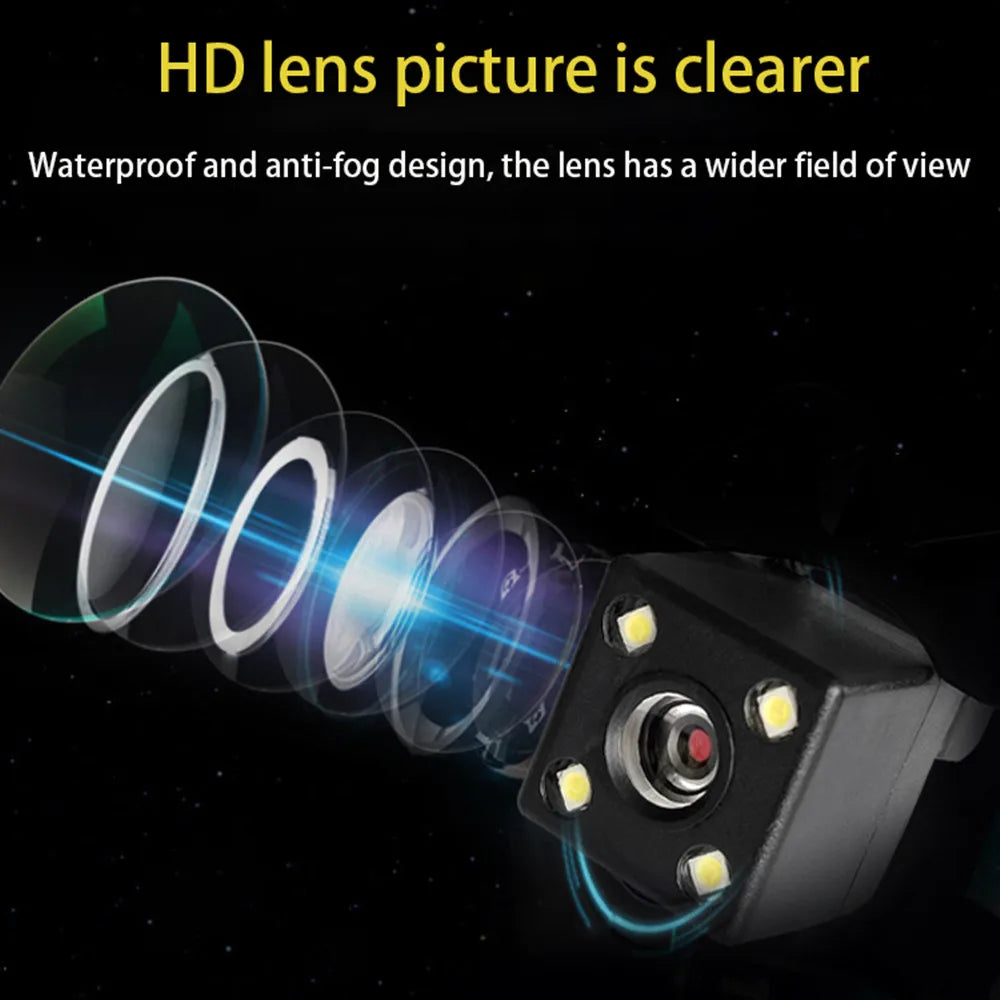 170 Degree Rear View Camera – Wide Angle Backup Lens for Car Parking Safety