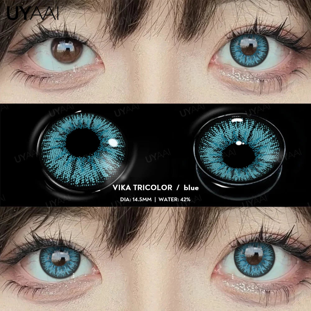 Cosplay Color Contact Lenses – Halloween Anime Costume Eye Props