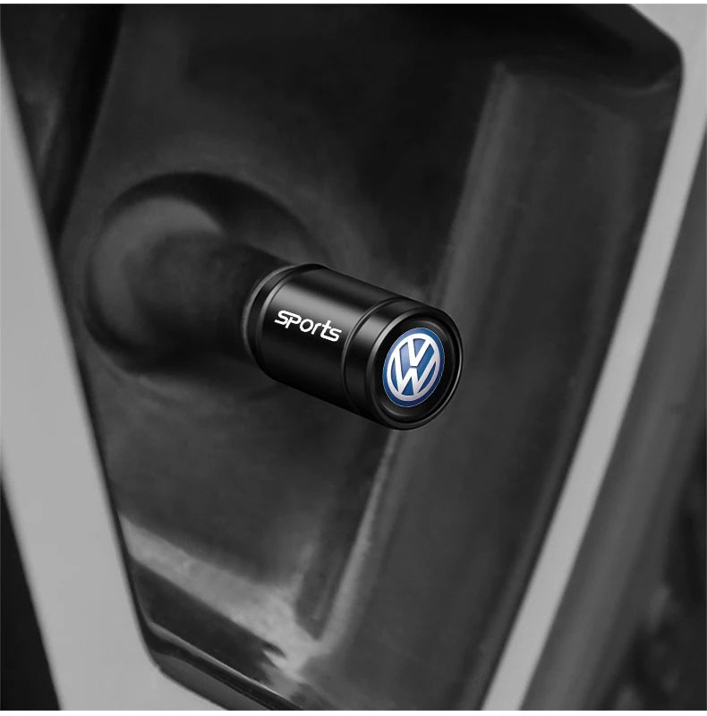 Alloy Tire Valve Caps – Dust Cover Accessories for Volkswagen Car Wheels