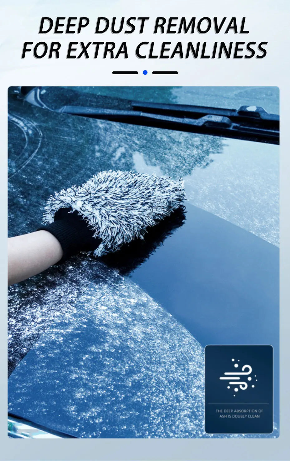 Car Wash Brush – Plush Non-Slip Tool for Wheels and Rims Cleaning