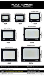 LED Flood Light – IP66 Waterproof Spotlight for Outdoor Garage and Street