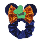 Velvet Sequin Mouse Ear Scrunchies – Elastic Hair Accessories for Kids Party