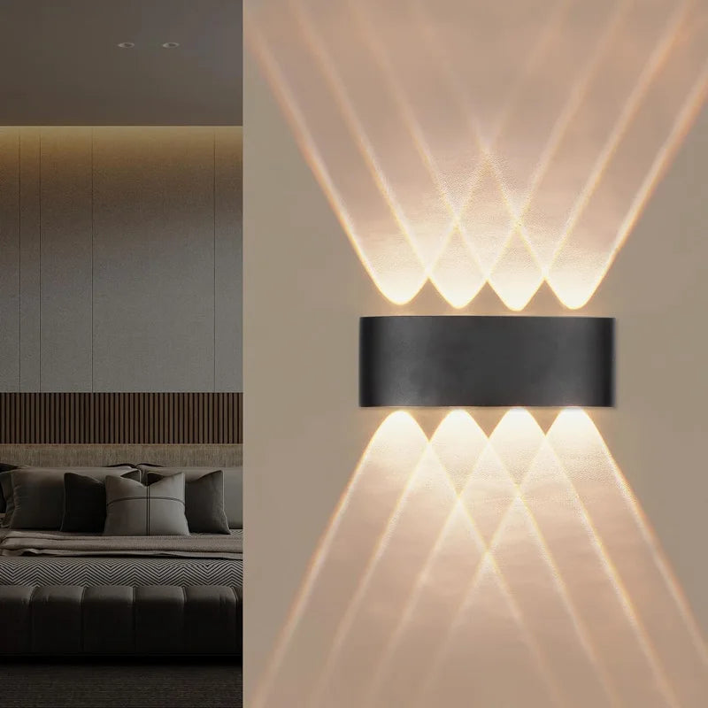 Aluminum LED Wall Lamp – IP65 Waterproof Lighting for Indoor and Outdoor