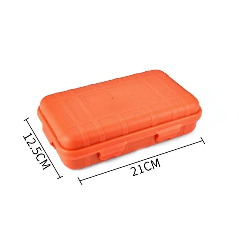 Waterproof Plastic Survival Case – Sealed Storage for Camping and Travel