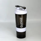 3-Layer Protein Shaker Bottle – Large Capacity Mixer Cup for Gym Fitness