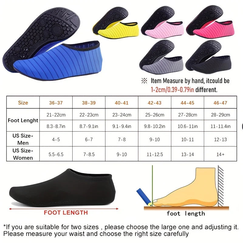 Quick-Dry Barefoot Water Shoes – Anti-Slip Swim Socks for Beach Sports