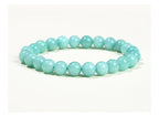 Natural Stone Bead Bracelet – Healing Crystal Gemstone Jewelry for Men and Women