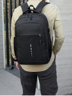 Large Capacity Laptop Backpack – Unisex Minimalist Travel Bag for Students