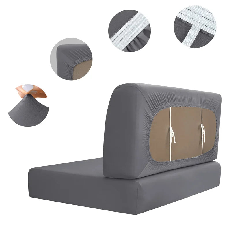Jacquard RV Dinette Cushion Covers – Stretch Fabric for Camper Seat Protection