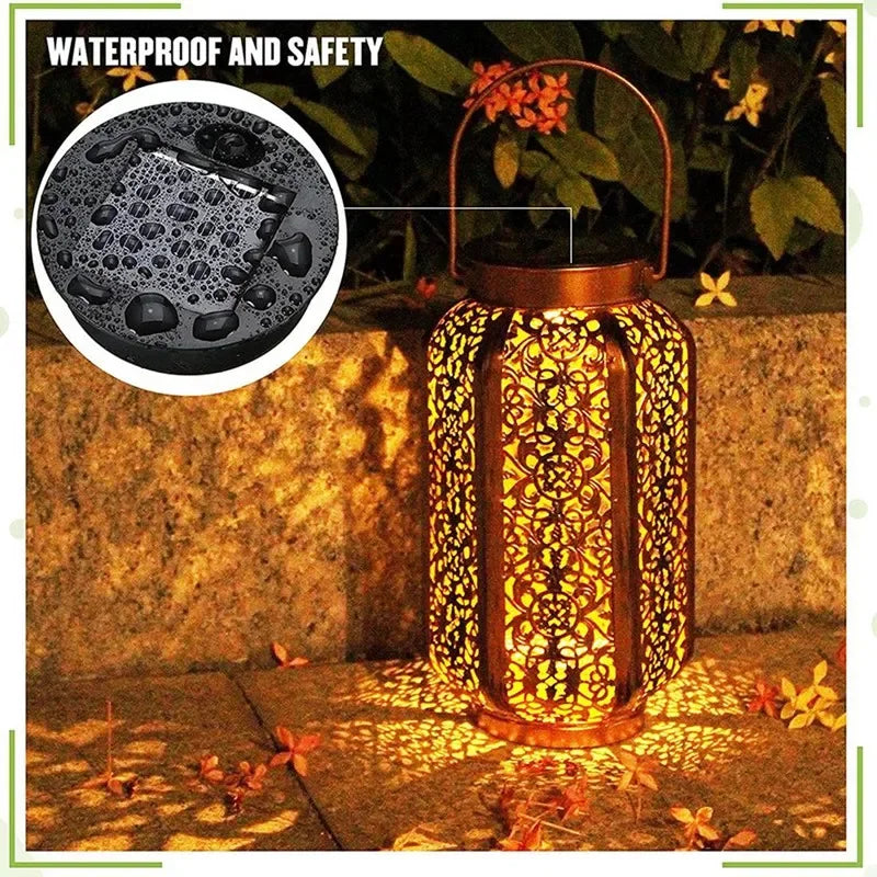 Solar Lantern Replacement Lid – LED Solar Panel Light for Outdoor Hanging