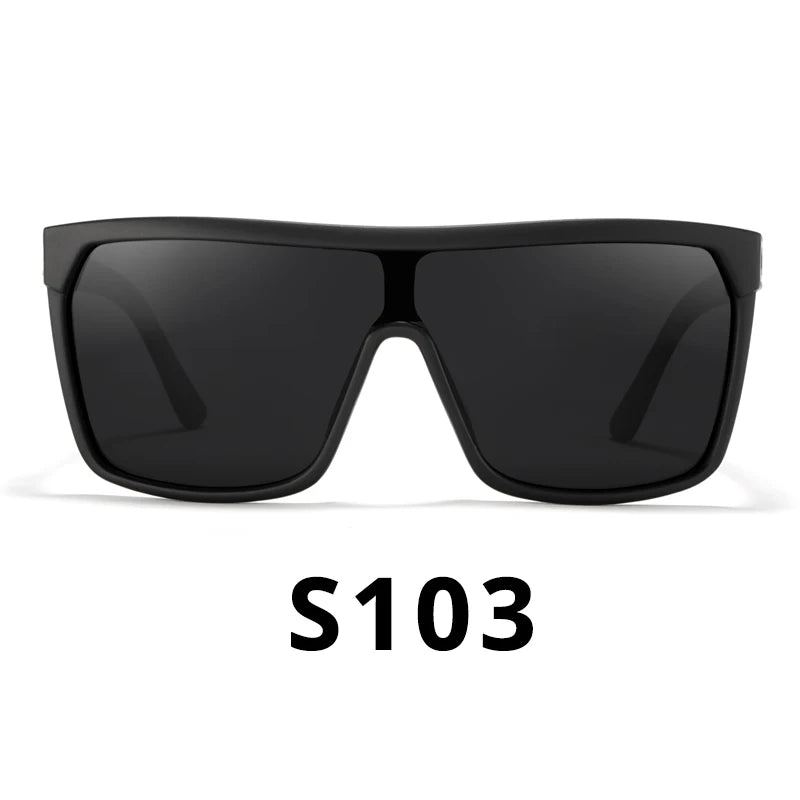 Polarized One Piece Sunglasses – UV400 Protective Eyewear for Driving and Sports