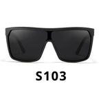 Polarized One Piece Sunglasses – UV400 Protective Eyewear for Driving and Sports