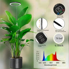 LED Ring Grow Light – 165cm Adjustable Full Spectrum Lamp for Indoor Plants