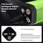 Portable Camping Shower Pump – Rechargeable with Digital Display for Outdoor