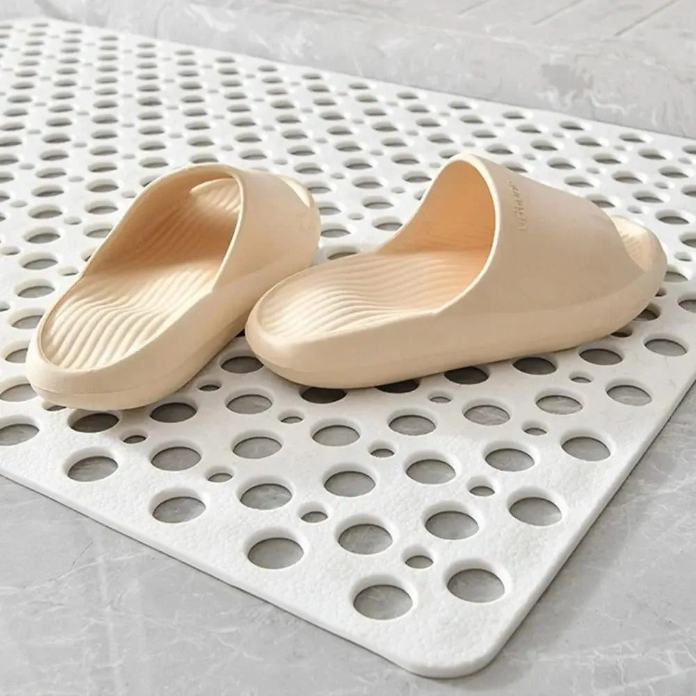 Anti Mould Rubber Bath Mat – Non Slip Shower Accessory for Bathroom Safety