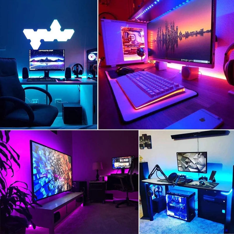 RGB LED Strip Lights – Flexible APP Controlled TV Backlight for Room Decor