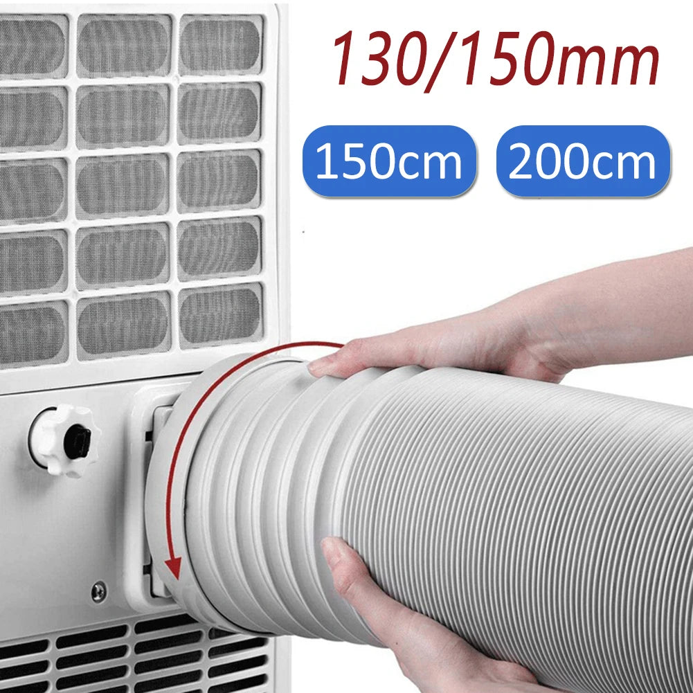 Telescopic Duct Exhaust Hose – 130/150mm Flexible Vent for Mobile Air Conditioner