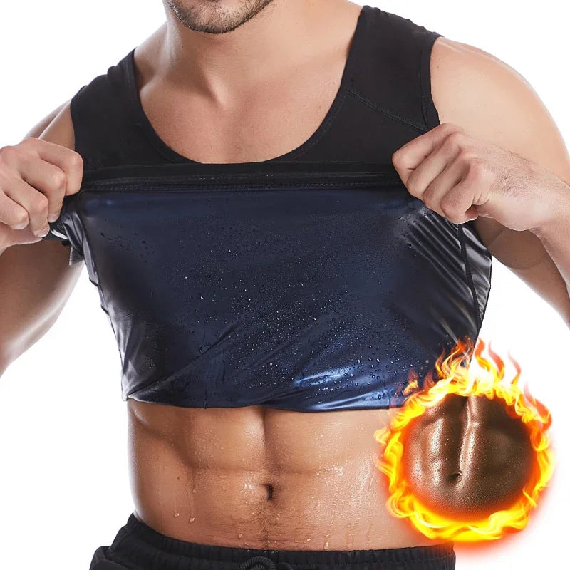 Neoprene Sauna Sweat Vest – Slimming Waist Trainer for Gym Fitness