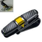 Car Sun Visor Glasses Holder – ABS Eyewear Clip for Vehicle Organization