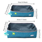 Foldable Cat Litter Box – Waterproof Oxford Cloth for Travel and Home