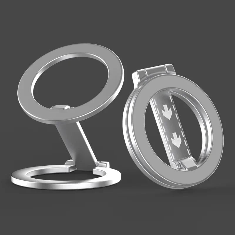 Magnetic Phone Ring Holder – Double-Sided MagSafe Kickstand for Smartphones