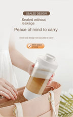 Portable Electric Protein Shaker – 450ml USB Rechargeable Mixer for Fitness Gym