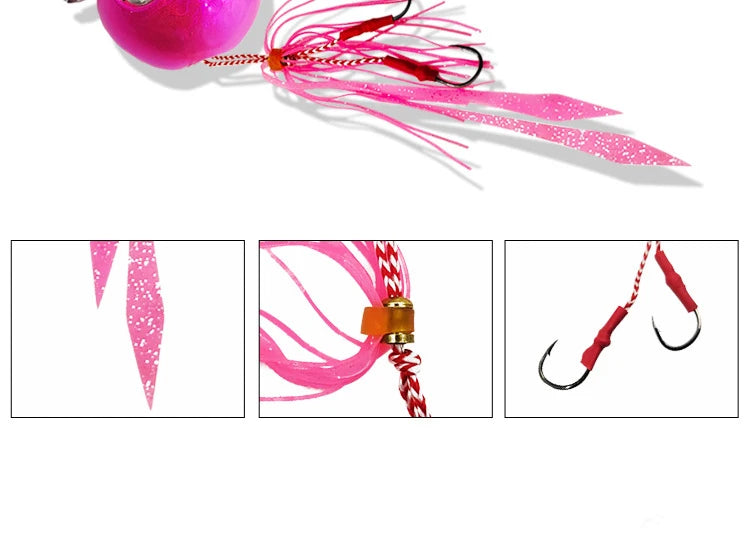 Inchiku Metal Jig Lure – Lead Madai Bait for Boat Sea Fishing