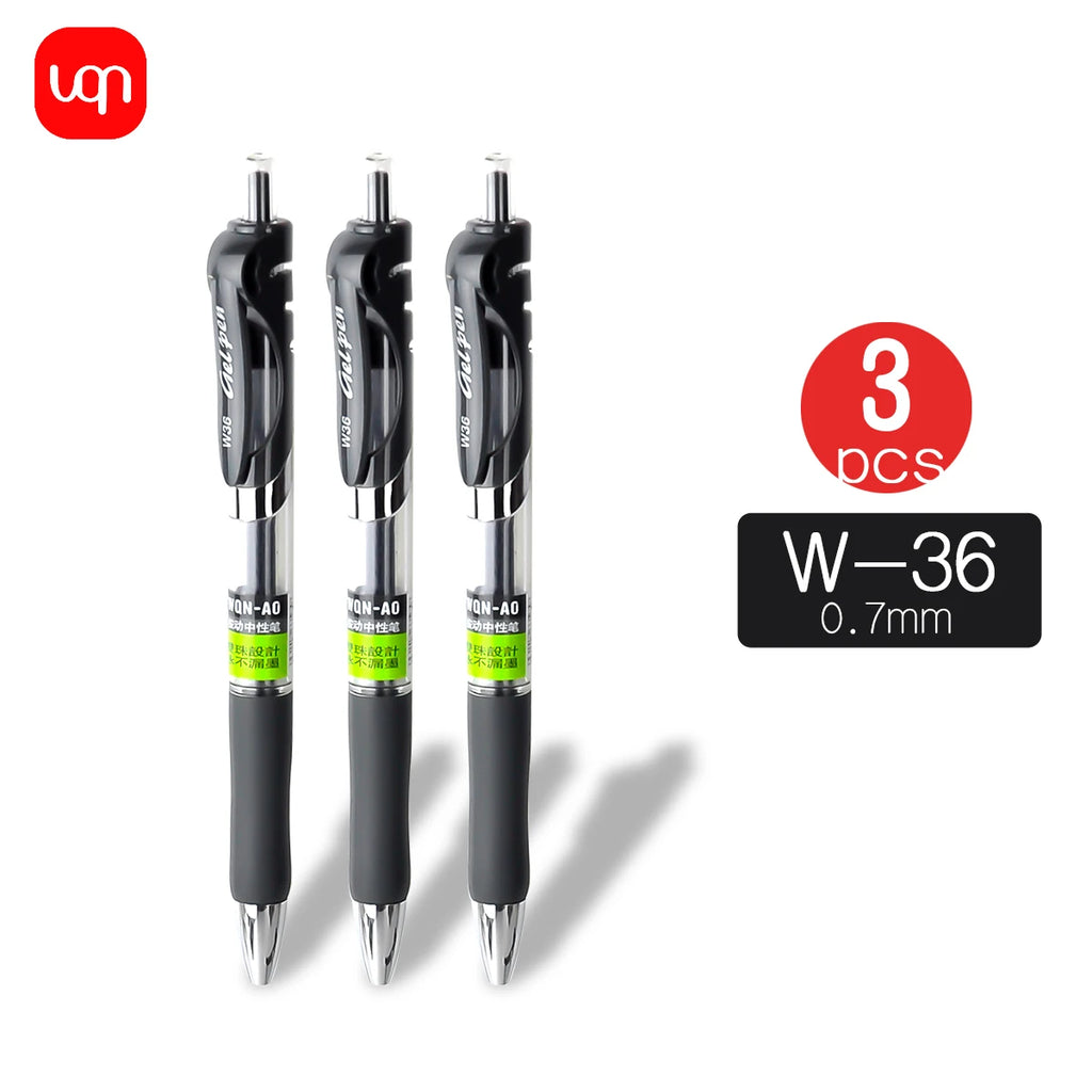 Quick Dry Gel Pens – 0.7mm Smooth Black Ink for School and Office Stationery