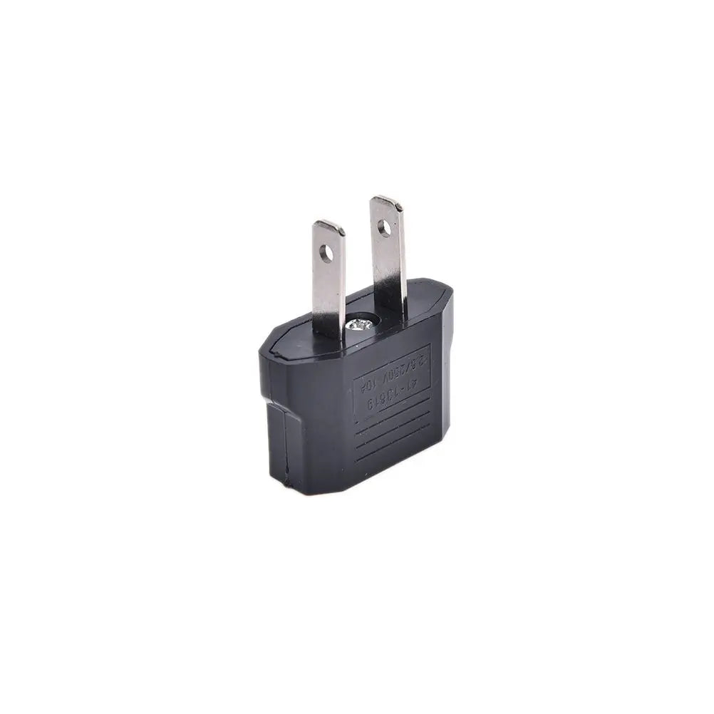 European to US Plug Adapter – Compact Travel Power Converter for International
