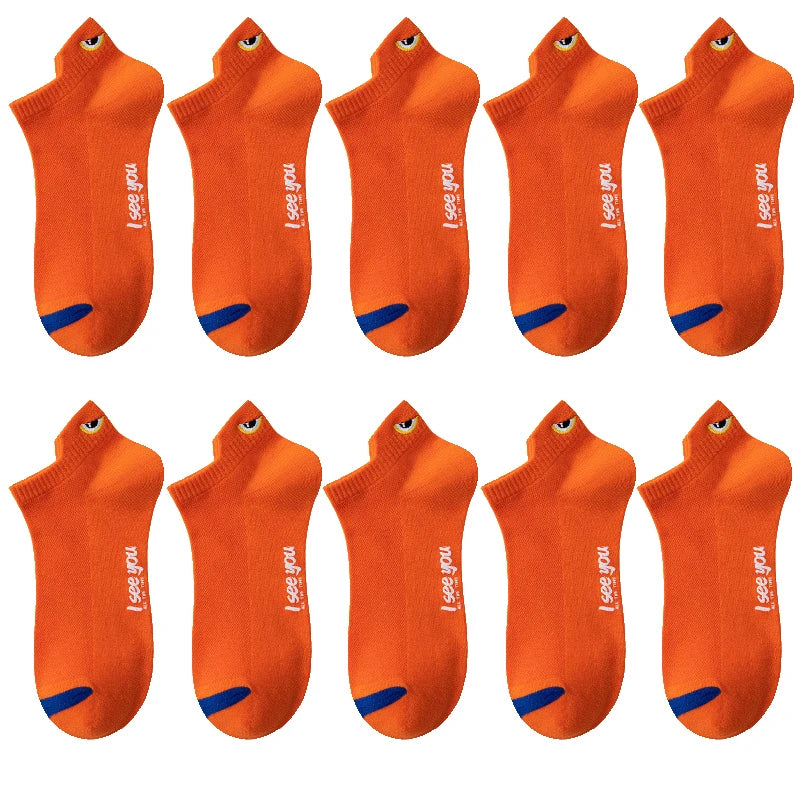 Breathable Ankle Socks – Thin Low-Cut Athletic Wear for Men and Women