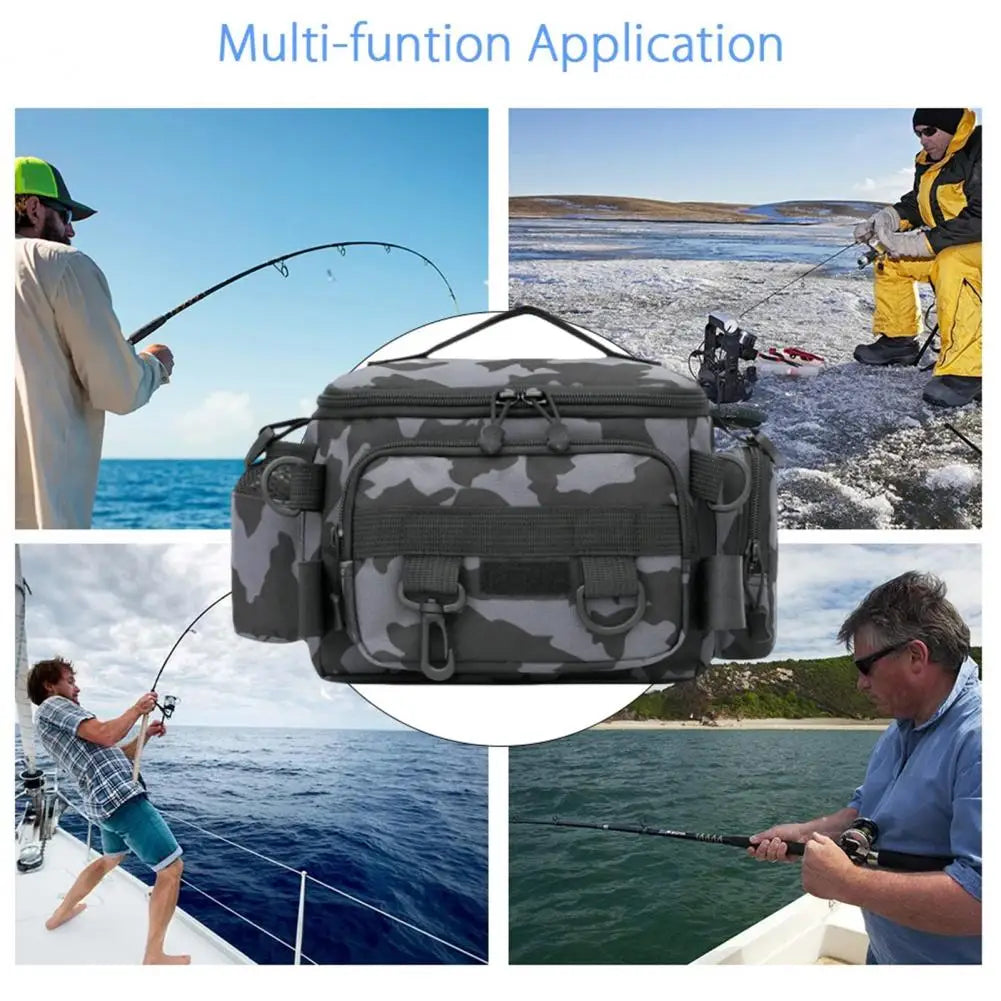 Portable Fishing Shoulder Bag – Rod Holder Storage for Outdoor Sports