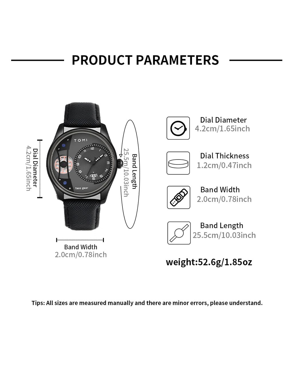 Minimalist Quartz Watch – Luxury Double Strap Set for Business Gift