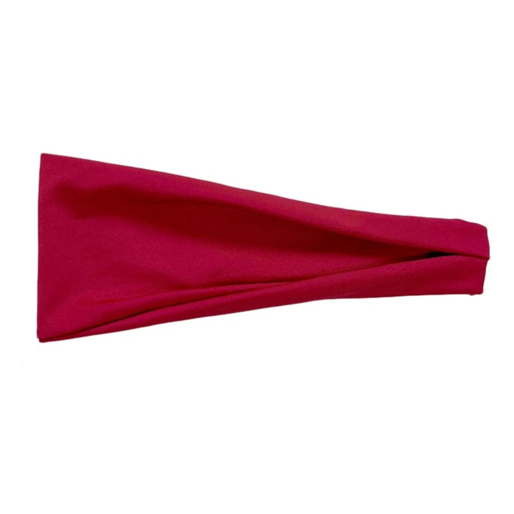 Quick-Dry Sports Sweatband – Elastic Fitness Headband for Running and Yoga