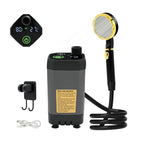 Portable Camping Shower Pump – Rechargeable with Digital Display for Outdoor