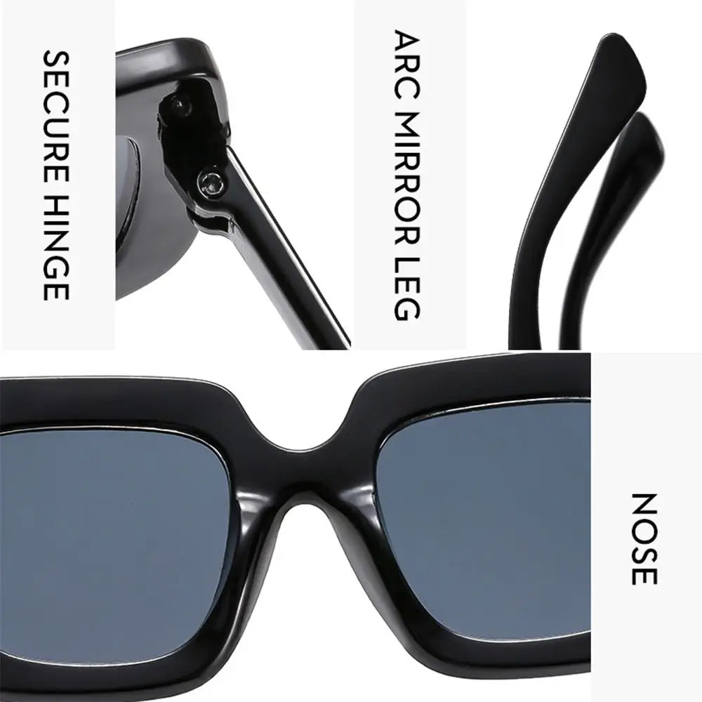 Rhinestone Square Sunglasses – UV400 Kids Eyewear for Outdoor Sun Protection