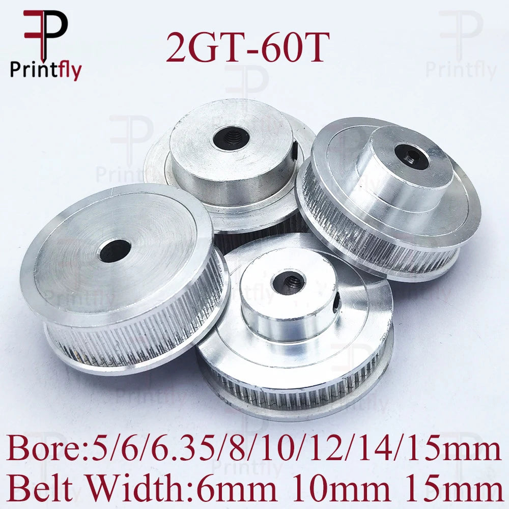 GT2 Timing Pulley – Precision Metal Gear for 3D Printer Drive Belts