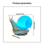 Cute Snail Night Light – Color Changing Bedside Lamp for Kids Room Decor