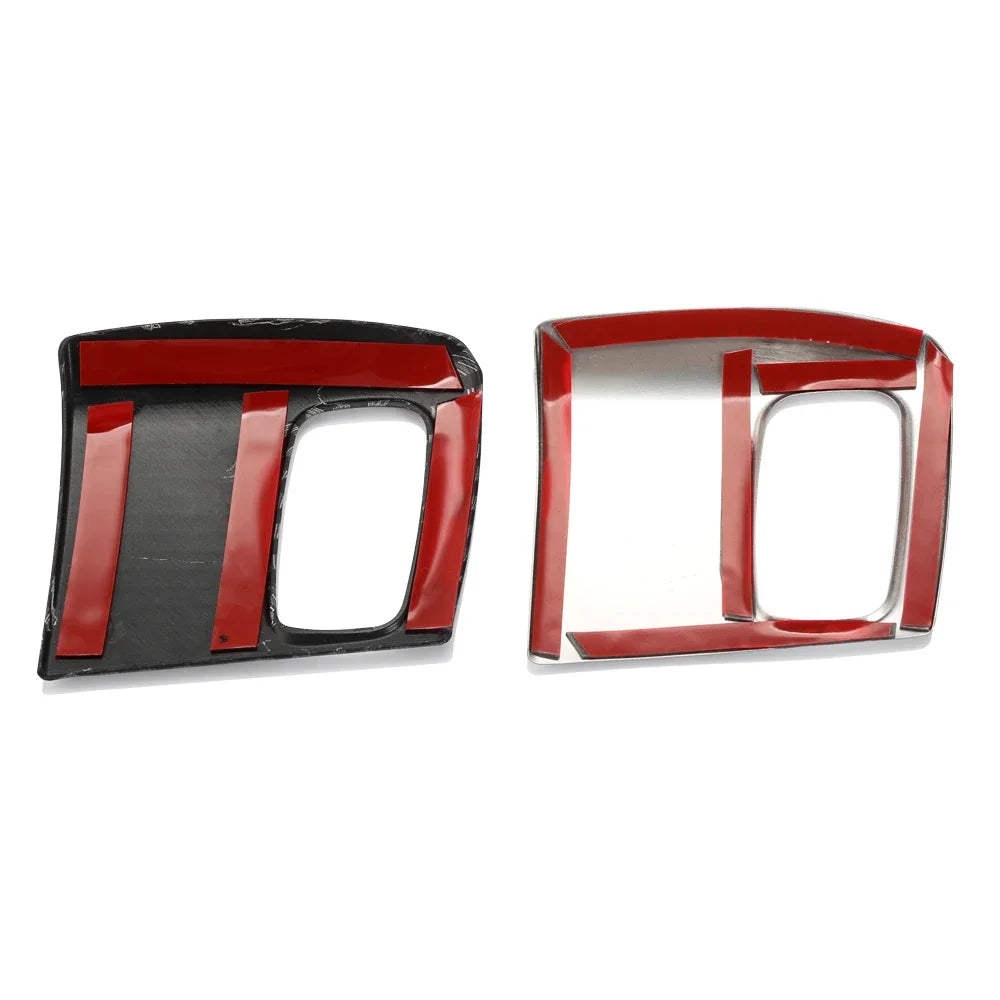 Carbon Fiber Keyhole Panel Trim – Interior Dashboard Decor for Audi A4 A5