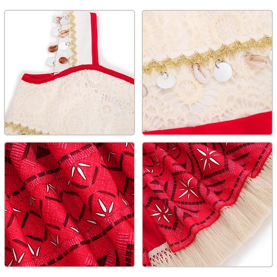 Princess Costume Dress – Kids Summer Cosplay Outfit for Party