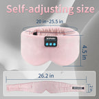 Bluetooth Sleeping Eye Mask – Wireless Music Headset for Travel and Insomnia