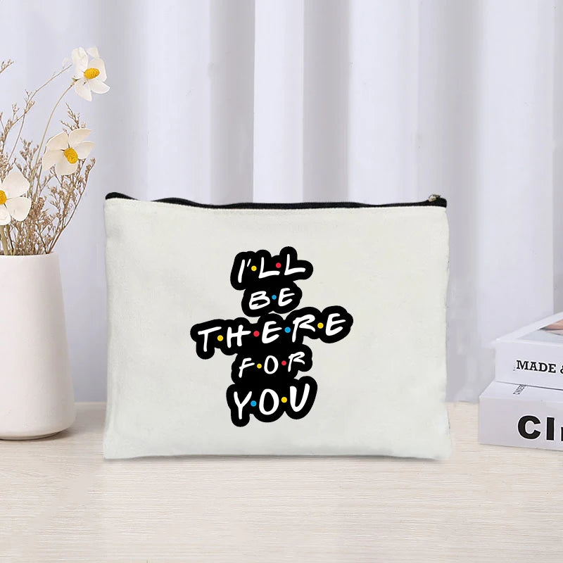 Canvas Friends Makeup Bag – Eco-friendly Cosmetic Organizer for Travel