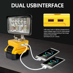 3 Inch LED Work Light – Portable Cordless Spotlight for Power Tool Batteries