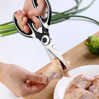 Heavy Duty Kitchen Shears – Stainless Steel Scissors for Poultry and Meat