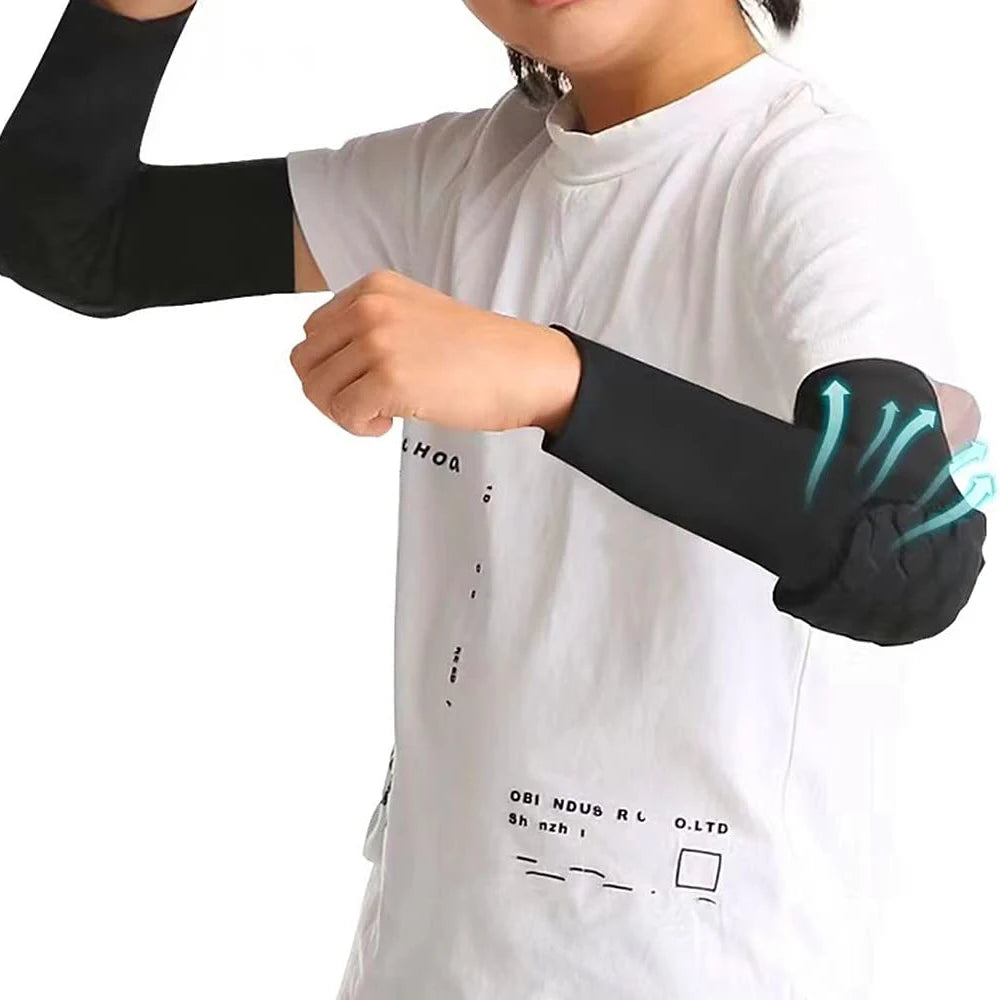 Honeycomb Knee and Elbow Pads – Protective Compression Gear for Youth Sports