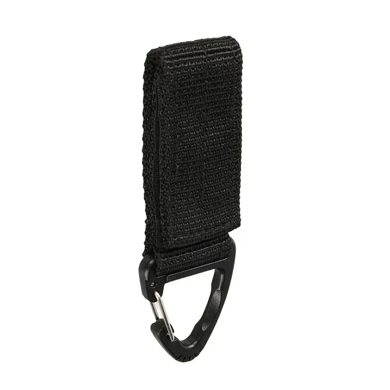 Nylon Tactical Glove Hook – Durable Carabiner Clip for Outdoor Camping